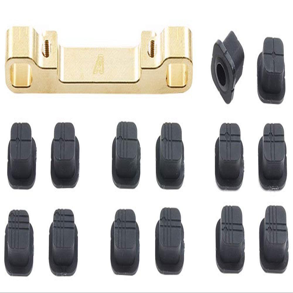 Brass Adjustable Sus Mount (E) - TRF420/TRF419/TA07/TB05 / Tamiya / 54937