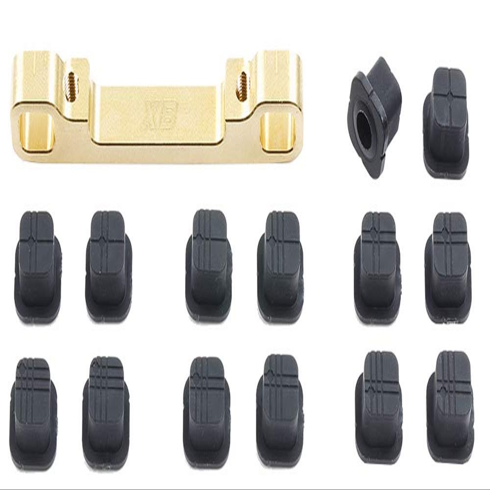 Brass Adjustable Sus Mount (XB) - TRF420/TRF419/TA07/TB05 / Tamiya / 54935