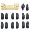 Brass Adjustable Sus Mount (XB) - TRF420/TRF419/TA07/TB05 / Tamiya / 54935 view 1