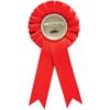 Dominoes Red Rosette Ribbon, Dominoe Games Trophy Ribbon Award Prize, 5 Pack Prime view 2