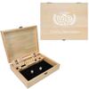 WE Games Custom Logo Printed Shut The Box Game Wooden Dice Games, Personalized Color Printed Logos, Tabletop Bar Game, 12 Number Tiles in Keepsake Natural Wood Stain Wooden Box view 1