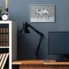 Stupell Industries Desert Camel Animal Gray Design Grey Framed Wall Art, Model Number: fda-150_GFF_16x20 view 2