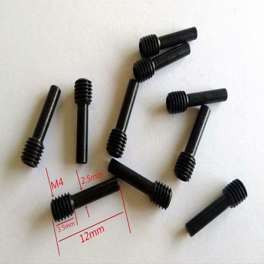 10pcs Hard Steel M4 X 3.5 X 12 X 2.5 Driveshafts Screw Pins for RC Car Upgrade Parts