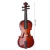 Hztyyier Instrument Ornament Wooden Miniature Cello Replica with Bow, Stand & Gift Box Mini Musical Instrument Miniature Dollhouse Model Home Decoration view 3