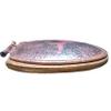 Rustic Hand Forged Hand Hammered Pure Copper Round Toilet Seat and Cover Fits All Standard Cabin Size toilet Bowls Brands view 3