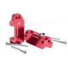 CODA RACING RC Alloy Caster Block for Traxxas 1/10 2WD Slash, Stampede, Rustler, Nitro Slash-Replaces Part 3632(Pair) view 1