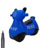 BOUNCEZIEZ Inflatable Animal Bouncy Ride On Hopper (Pump Included) (Blue Police Car) view 1