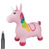 BOUNCEZIEZ Inflatable Animal Bouncy Ride On Hopper (Pump Included) (Pink Unicorn) view 1