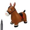 BOUNCEZIEZ Inflatable Animal Bouncy Ride On Hopper (Pump Included) (Horse) view 1