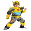 Disguise Bumblebee Costume, Toddlers Muscle Transformer Costumes for Boys, Padded Character Jumpsuit, Toddler Size Medium (3T-4T) Yellow (104909M) view 1