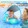 LAYCOL Baby Swimming Float with UPF50+ Sun Canopy Baby Floats for Pool No Flip Overbaby Pool for Baby Age of 3-36 Months view 4