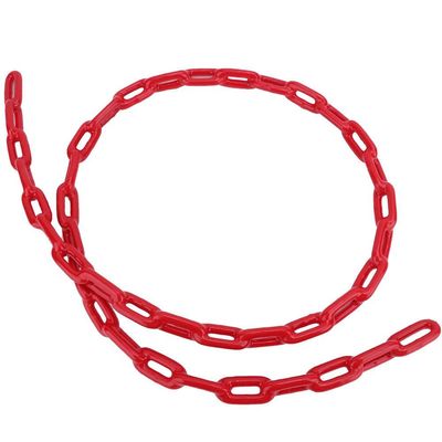 1.5m Children Swing Chain Plastic Coated Iron Playground Swing Link Chain Toy for Outdoor Indoor (Red)