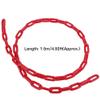 1.5m Children Swing Chain Plastic Coated Iron Playground Swing Link Chain Toy for Outdoor Indoor (Red) view 3