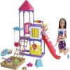 Barbie Skipper Babysitters Inc. Climb 'n Explore Playground Dolls & Playset with Babysitting Skipper Doll, Toddler Doll, Play Station, Moldable Sand & Accessories for Kids 3 to 7 Years Old view 1