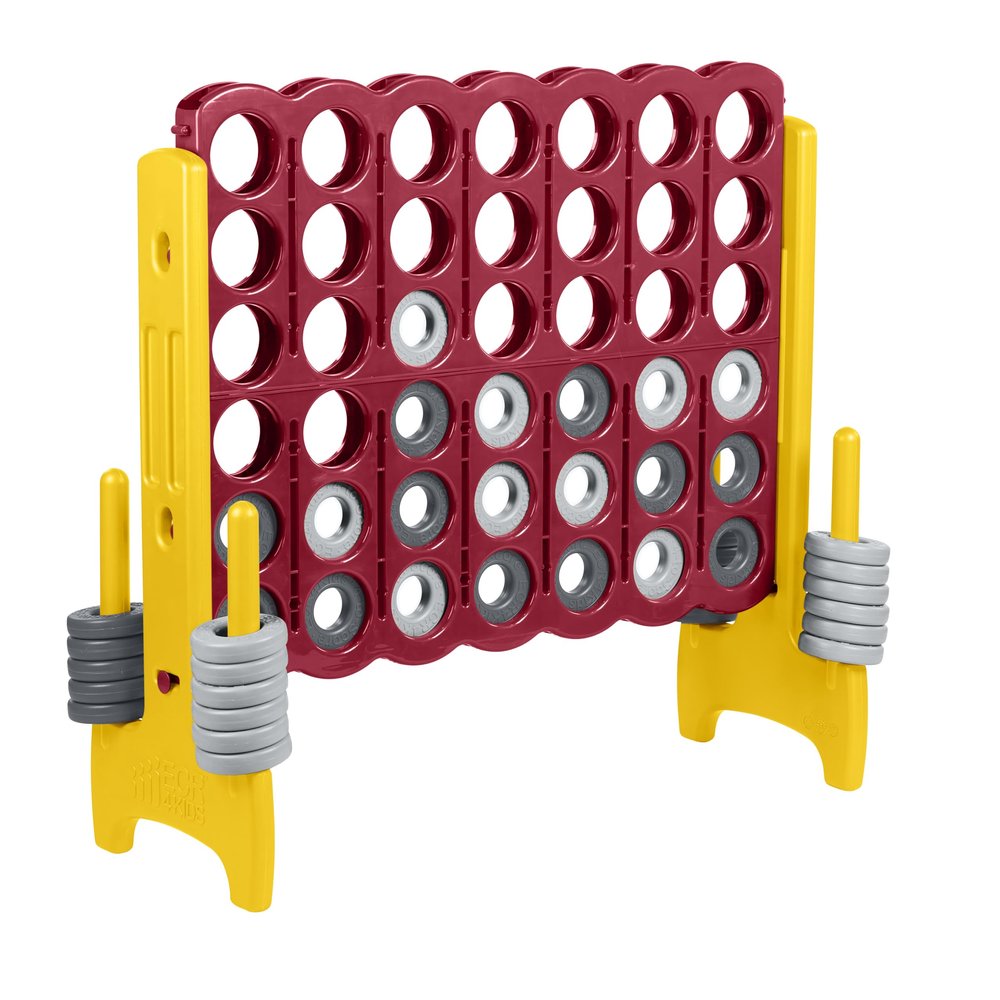 ECR4Kids Jumbo 4-To-Score, Giant Game, Cardinal, Gold