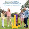ECR4Kids Jumbo 4-To-Score, Giant Game, Purple/Gold view 3