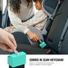 Morlike Silicone Seatbelt Secure Buckle Safety Cover Lock | Keep Children Safe in Car Seat and Prevent Kids from Accidentally Unbuckling | Buckle Guard Fits Almost Vehicles (Light Blue, 2 Pack) view 4