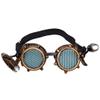 Boland Adult Steampunk Glasses with Front Light Brown One Size view 1