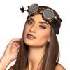 Boland Adult Steampunk Glasses with Front Light Brown One Size view 2