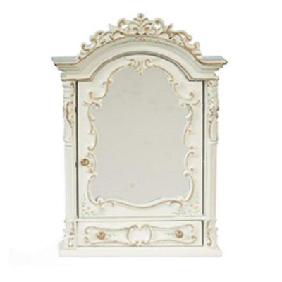 Melody Jane Dollhouse Victorian Bathroom Cabinet White Hand Painted JBM Furniture
