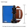MegaChess Giant Plastic Chess Sets - Black and White - 5 Different Outdoor Giant Chess Sets from 1-Foot to 4 Feet Tall (12 inch King) view 2