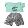 Adorable Dream Big Knot Tee & Leggings Fit Most 16 inch Build A Bear and Make Your Own Stuffed Animals view 1