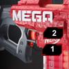 Nerf Mega Motostryke Motorized 10-Dart Blaster - Includes 10 Official Mega Darts and 10-Dart Clip - for Kids, Teens, Adults view 3