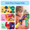 PicassoTiles 50pcs Magnetic Tiles Marble Run for Kids Race Track Toy Marble Maze Sensory Toys for Toddlers STEM Educational Set Magnet Building Blocks Construction Building Tiles Boys Girls 3+ PTG50 view 4