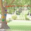 BeneLabel 2 Pcs Ninja Monkey Bars for Obstacle Course Bars 250LB Capacity Trapeze Swing Bar for Slackline Wood & Ropes Swing Set Bars for Kids & Teens Ninja Line, Backyard (Blue) view 2