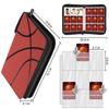 900 Pockets Basketball Card Binder Sleeves for Trading Cards, Carrying Case with Basketball Card Sleeves Album Holder Protectors for Football Baseball Sports Cards view 2