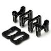 EXOTEK RACING LLC HD Center Bulkhead Set with Carbon Upper 8ight-XE ETK1924 Electric Car/Truck Option Parts view 1