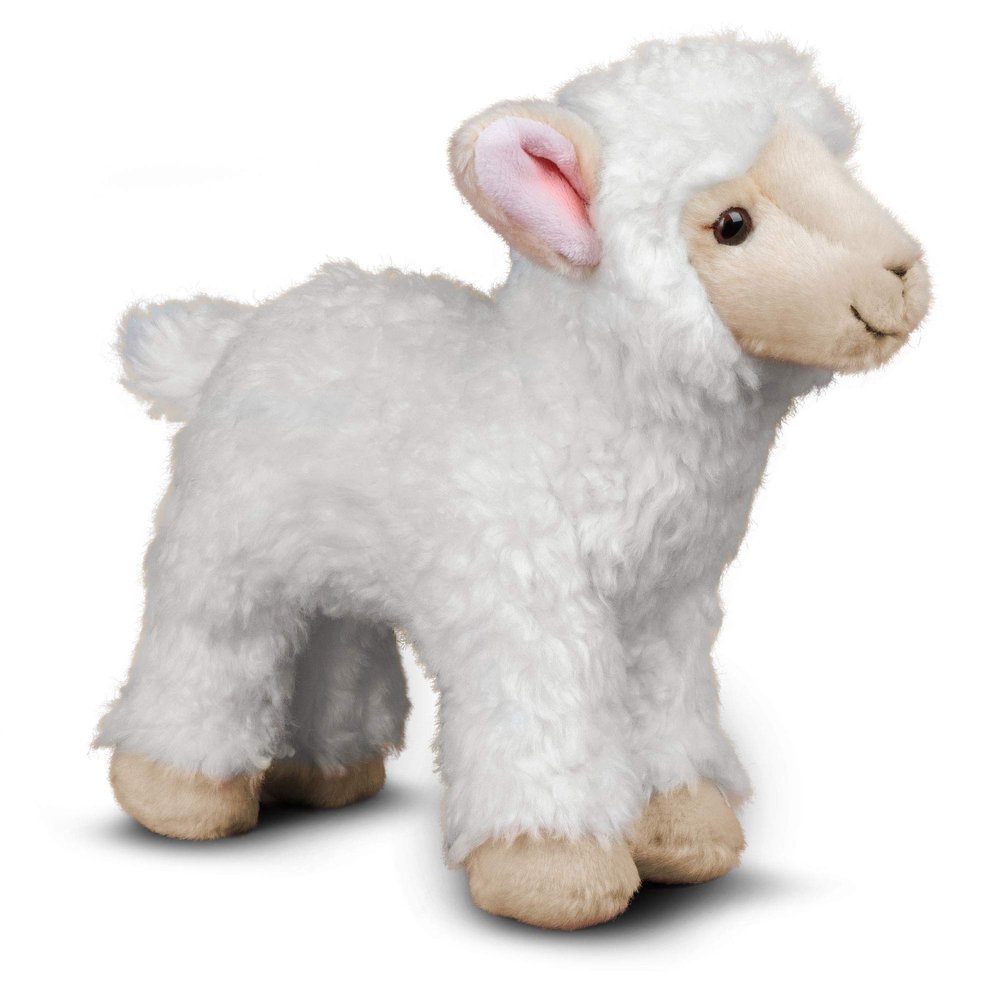 Animigos Plush Lamb Soft Toy in Realistic Design Cuddly Soft Approx. 25 cm