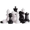 MegaChess 16 Inch Giant Plastic Chess Set - Accessories Available! (/w Nylon Mat and Checkers) view 2