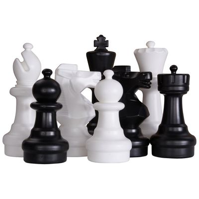 MegaChess 12 Inch Giant Plastic Chess Set - Accessories Available! (Pieces Only)