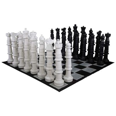 MegaChess 49 Inch Giant Plastic Chess Set - Accessories Available! (w/Nylon Board)