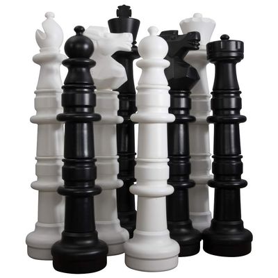 MegaChess 49 Inch Giant Plastic Chess Set - Accessories Available! (Pieces Only)