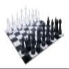 MegaChess 25 Inch Giant Plastic Chess Set - Accessories Available! (w/Plastic Board) view 1