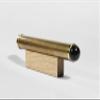 Giant Teleidoscope Gold Brass Wooden Stand Kaleidoscope Traditional Toy Optical Art Illusion Gift Idea for Boss TG view 1
