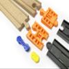 TrainLab Adapter Compatible with Intelino J-1 Smart Train Tracks and Thomas Brio Wooden Railway (2pcs) (Orange) view 2