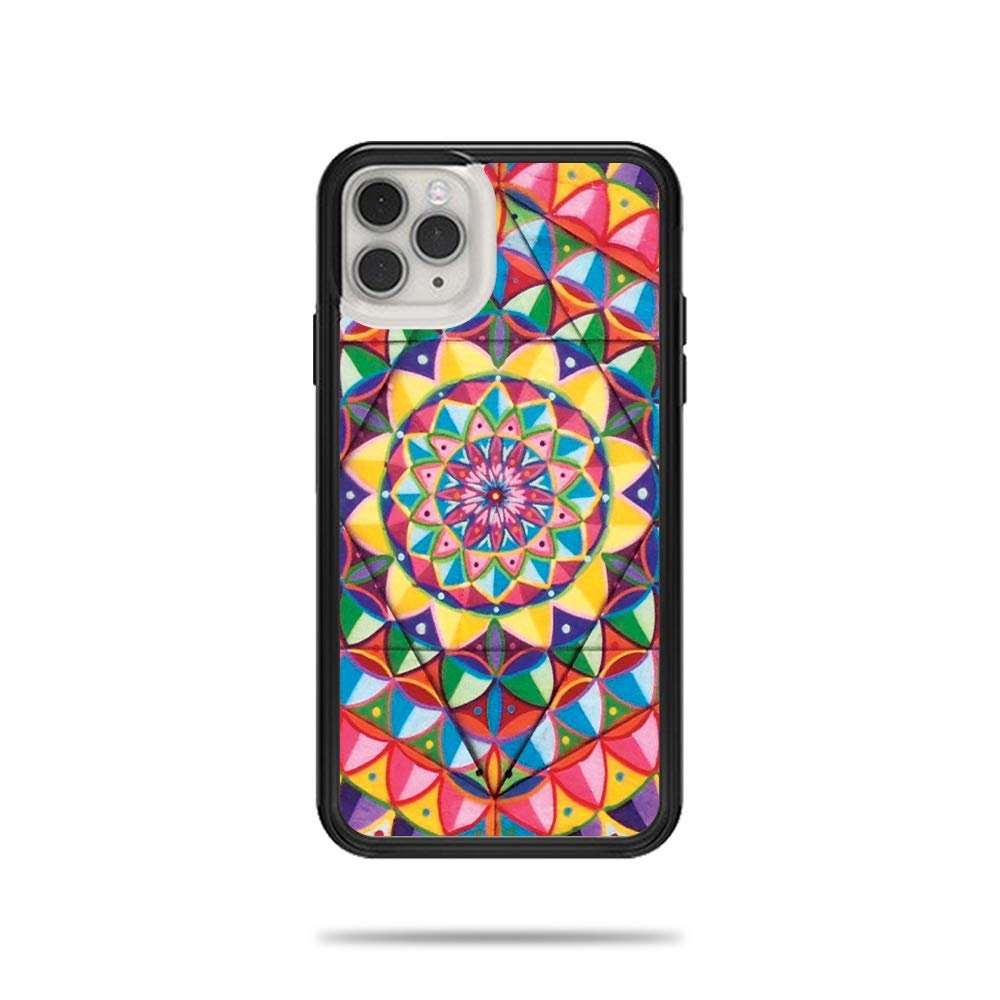 MightySkins Skin for Lifeproof Slam Case iPhone 11 Pro Max - Rainbow Kaleidoscope | Protective, Durable, and Unique Vinyl Decal wrap Cover | Easy to Apply, Remove, and Change Styles | Made in The USA