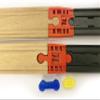 TrainLab Adapter Compatible with Intelino J-1 Smart Train Tracks and Thomas Brio Wooden Railway (2pcs) (Red) view 2