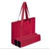 HNDTEK American Mahjong Set - Red Burgundy Soft Bag - 166 White Engraved Tiles, 4 All-in-One Rack/Pushers Western Mah Jongg Game Set view 2