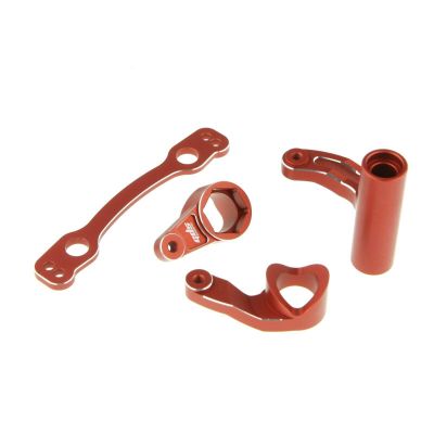 GDS Racing Steering Assembly for Arrma Kraton Senton Talion Typhon Red