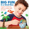 Creativity for Kids Mini Garden Dinosaur: Terrarium Kit for Kids - Dinosaur Crafts for Boys, Dinosaur Toy and Science Kit for Kids, Easter Basket Stuffers (Ages 6+) view 3