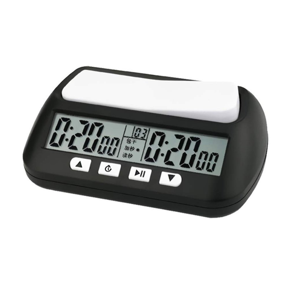 Digital Chess Clock, Count Up Down Timer Electronic, Board Game & Bonus Competition Hour Meter
