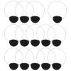 Healifty Pirate Eye Patch Felt Single Eye Mask Amblyopia Strabismus Blindfold for Pirate Themed Party Cosplay Costume Favor Stocking Stuffers Black view 1