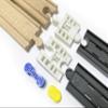TrainLab Adapter Compatible with Intelino J-1 Smart Train Tracks and Thomas Brio Wooden Railway (2pcs) (NiteBrite) view 2