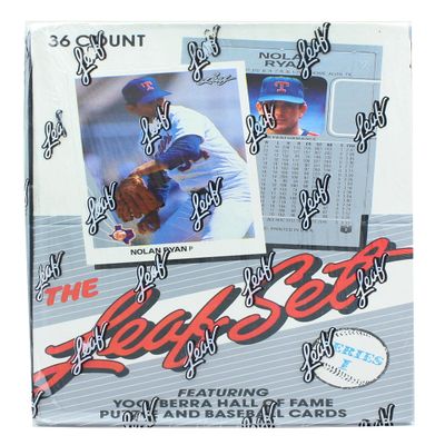 1990 Leaf Baseball Series 1 Box Sealed (36 Packs) Possible Sosa Griffey