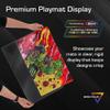 BCW Spectrum 24x14 Playmat Topload Holder | Rigid Playmat Toploader for 14" x 24" Gaming Mats | Archival-Safe Holder for TCG Mat Storage | 5 Pack view 2