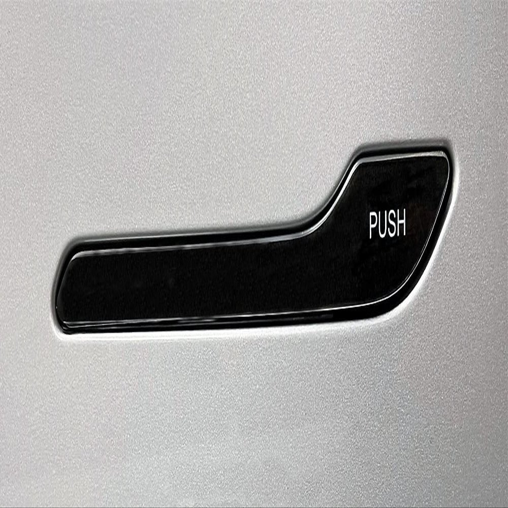 Tarsier Tesla Model 3 & Model Y [Push] Door Handle Stickers (Silver Handle) - Full Cover